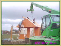 Ein First schwebt ein