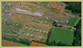 Der Rest und die Baustelle von oben