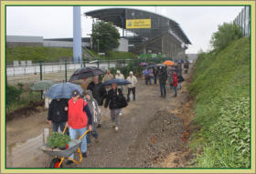 Vorbei am Reitstadion