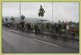 Auch das Wetter ist trüb